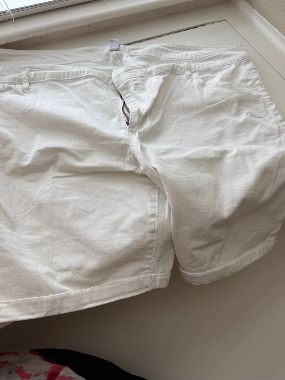 White denim Shorts